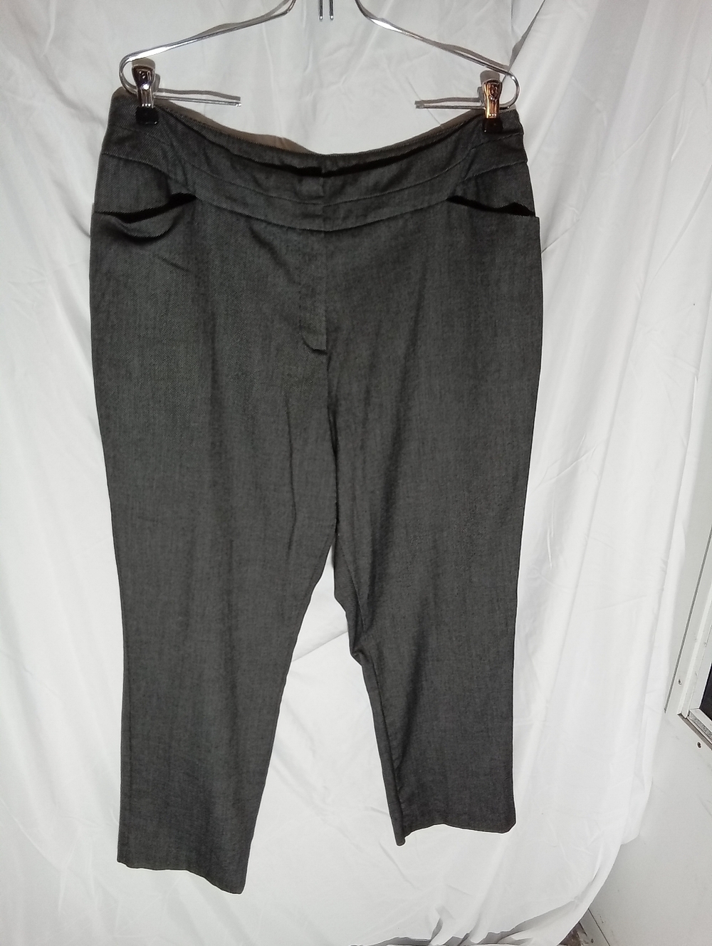 Investments Women's Ankle Lenth Gray Dress Pants 16S